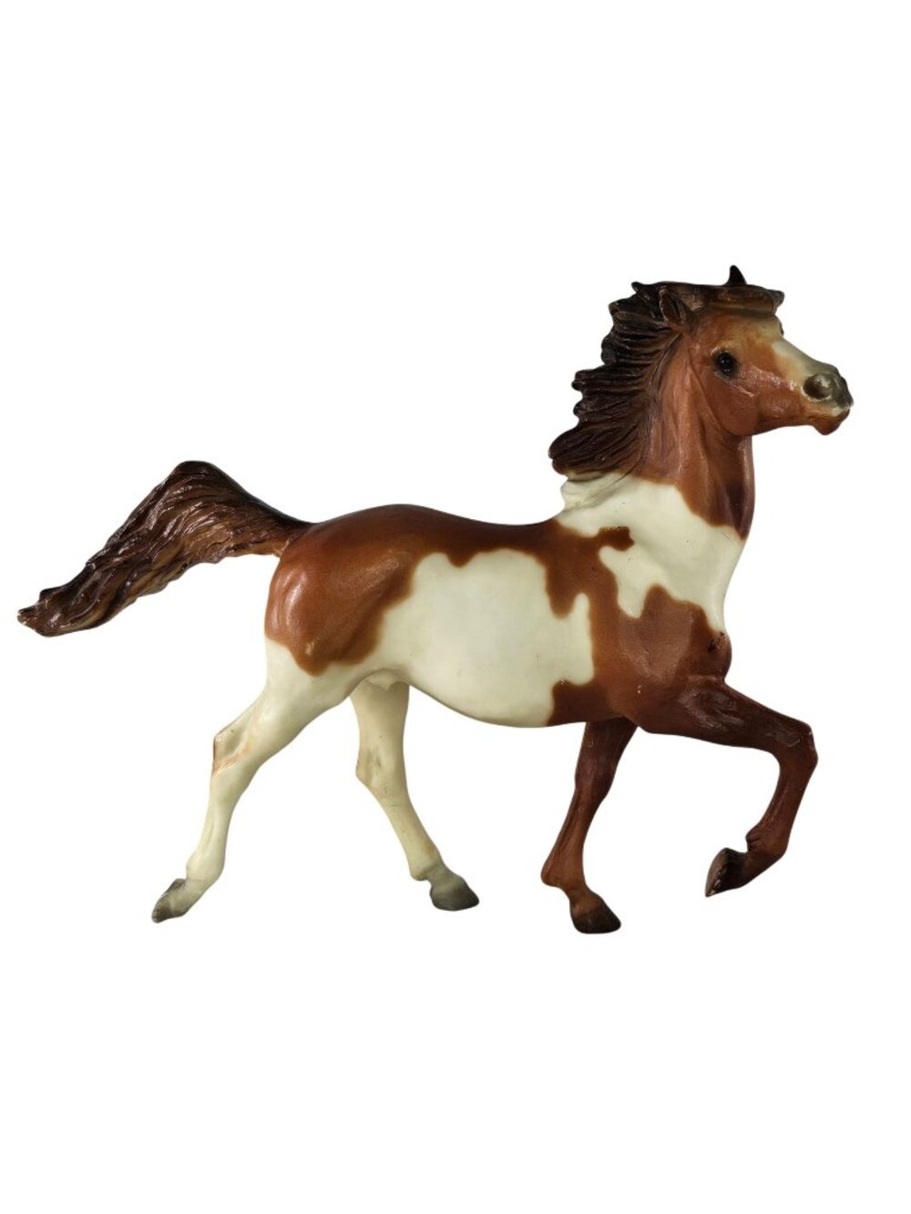 Breyer Horse Spanish Barb Buckshot Mold #416 Traditional Model Chestnut Tobiano